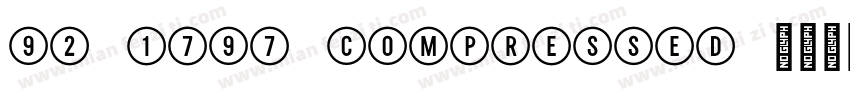92 1797 COMPRESSED字体转换